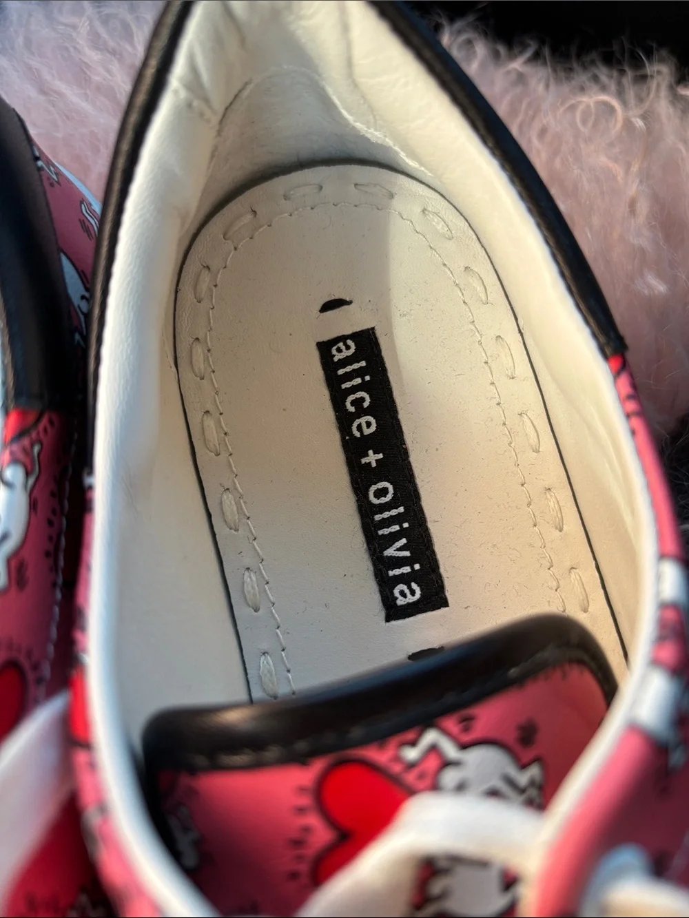 Alice + Olivia × Keith Haring Ezra Flatform Sneakers size 7/37